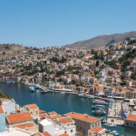 Kalosymi House, Traditionelles Haus Mit Hafenblick * سيمي